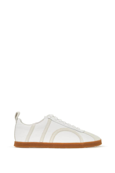 leather sneakers with suede monogram 213 912 819 OFF WHITE