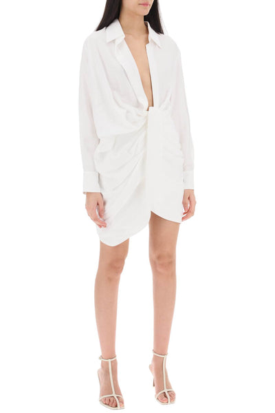 la robe bahia mini dress 213DR009 1020 WHITE