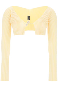 la maille pralù micro cardigan 213KN108 2190 LIGHT YELLOW 2