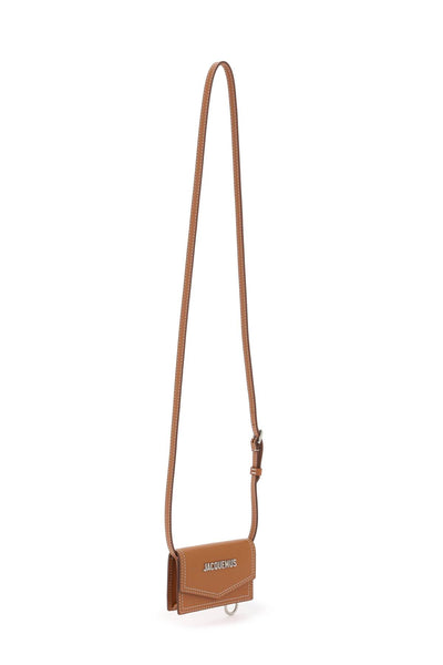 'le porte azur' crossbody cardholder 216SL004 3061 LIGHT BROWN 2