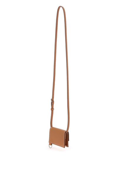 'le porte azur' crossbody cardholder 216SL004 3061 LIGHT BROWN 2