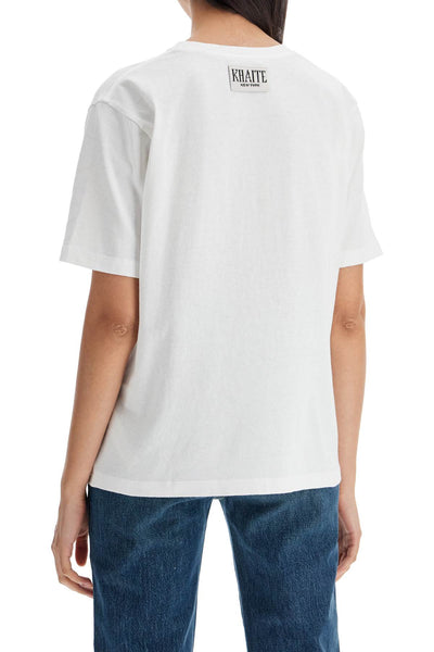 mae t-shirt with logo patch 2196138 W138 WHITE