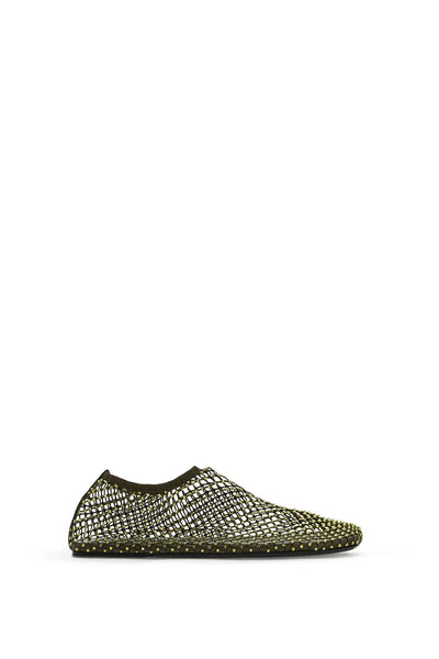 "netted minette ballerina 22049013 OLIVE