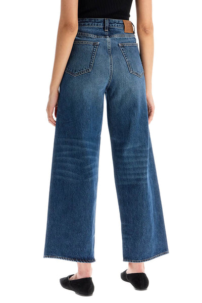 cropped flare jeans 221 230 741 32 WASHED BLUE