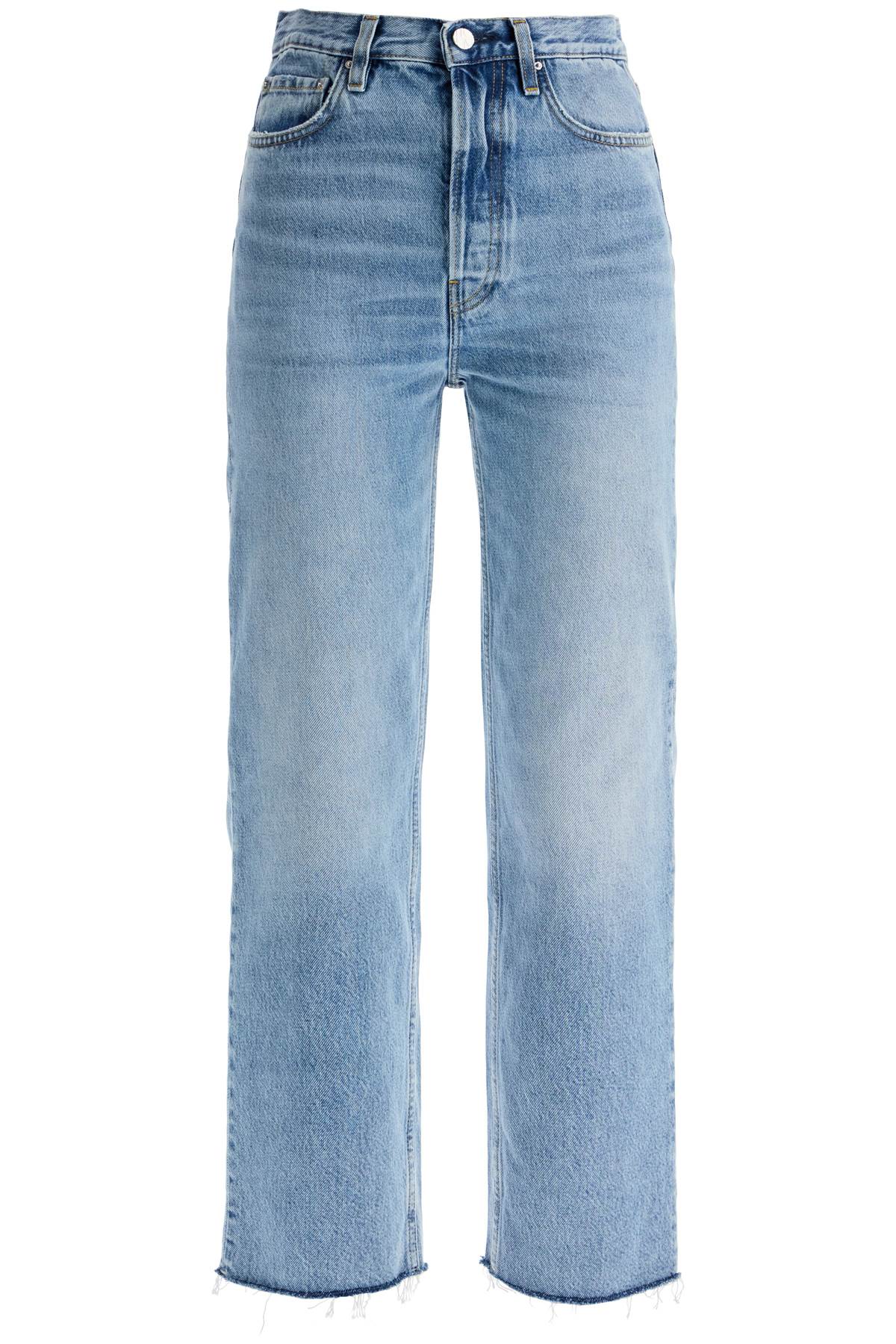 classic cut cropped jeans 222 235 741 32 WORN BLUE