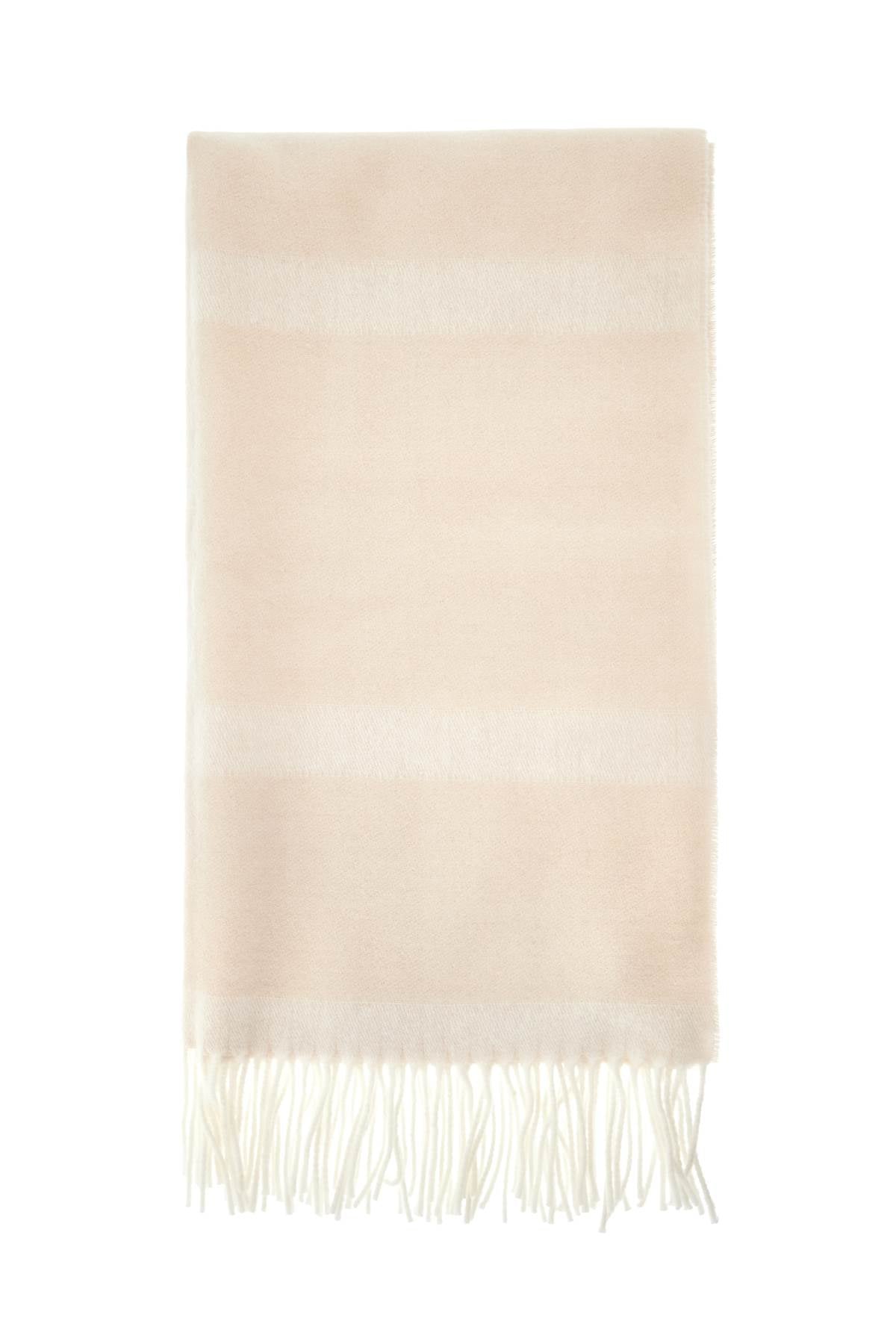 bone monogram jacquard wool scarf 224 882 807 BONE MONOGRAM