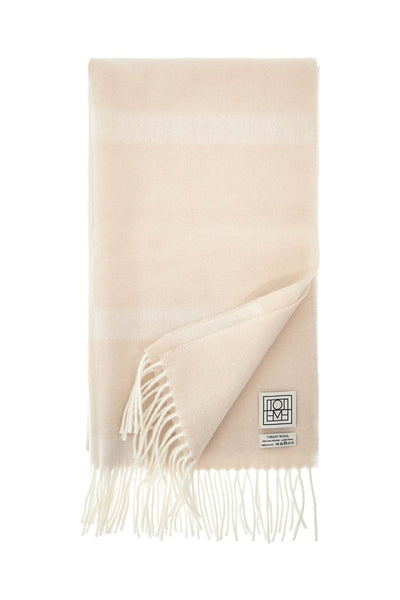 bone monogram jacquard wool scarf 224 882 807 BONE MONOGRAM