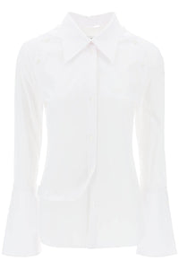 Courreges 組合式棉質府綢襯衫 224CCH056CO0121 HERITAGE WHITE