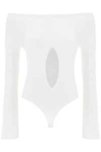 Courreges "jersey body with cut-out 224JBD092JS0070 HERITAGE WHITE
