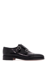 william monk strap loafers 228032L BLACK