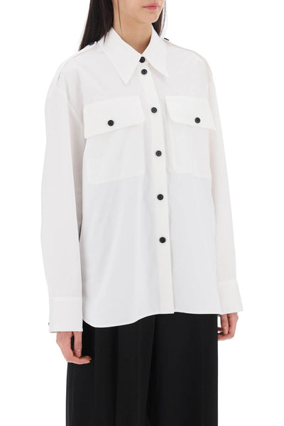 missa oversized shirt 2311210 W210 WHITE