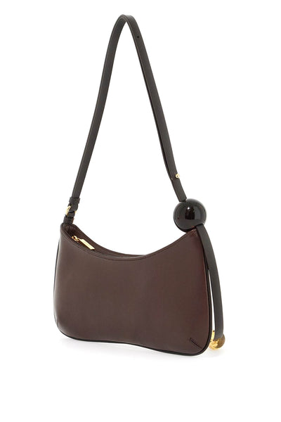 le bisou perle shoulder strap 231BA057 3000 MEDIUM BROWN