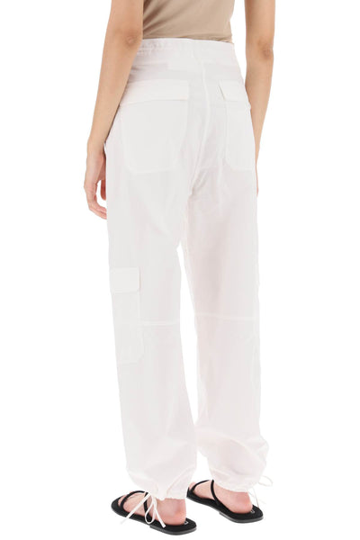 cotton cargo pants 233 2035 290 WHITE