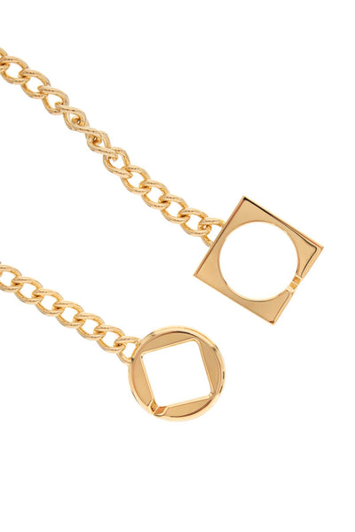 necklace 'the round square 233JW640 5845 LIGHT GOLD