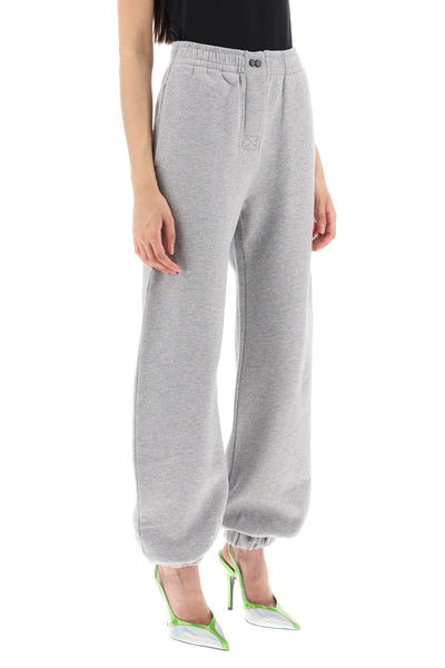 melange cotton sweatpants 236WCP132JF03 MELANGE GREY