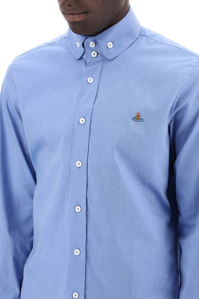 two button krall shirt 24010005W00R7 BLUE