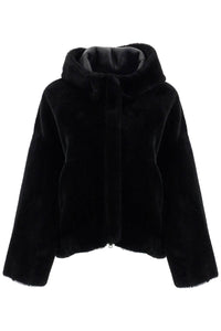 shearling bomber jacket 24022300 NERO