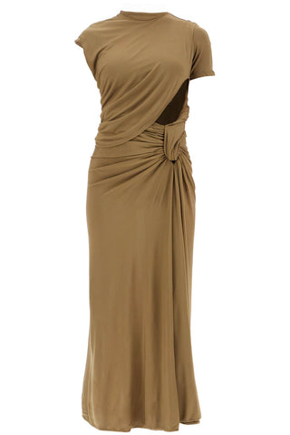 twisted jersey dress 24023212 OLIVE