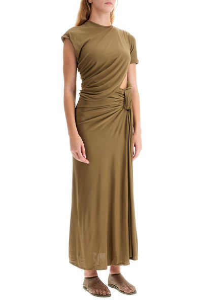 twisted jersey dress 24023212 OLIVE