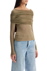CHRISTOPHER ESBER 'off-shoulder sonora top in 240311 | Italystation.com - Shop Now at italystation.com