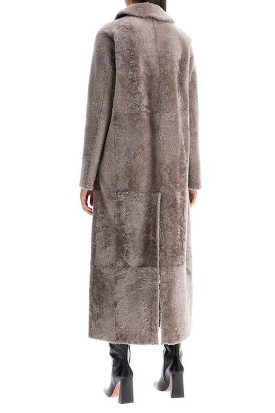 shearling double-breasted 24117301 TAUPE