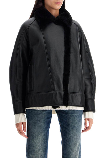 shearling jacket 24148300 NERO