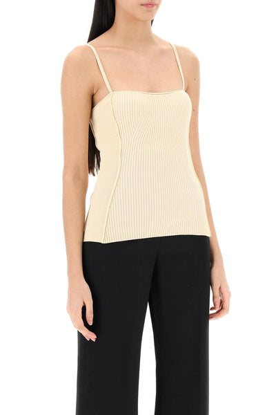 le haut sierra knitted top 241KN354 2355 LIGHT IVORY