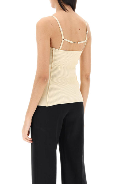 le haut sierra knitted top 241KN354 2355 LIGHT IVORY