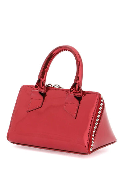 mirror-effect friday mini bag 241WAH02PU02 RED