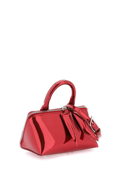 mirror-effect friday mini bag 241WAH02PU02 RED