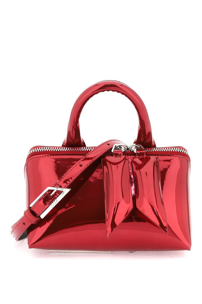 mirror-effect friday mini bag 241WAH02PU02 RED