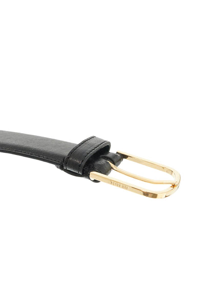 TOTEME wide belt 241 WAM972 LE0025 BLACK 001 | Italystation.com - Shop Now at italystation.com