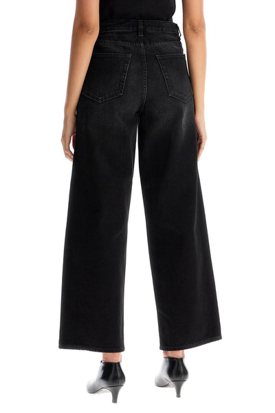 cropped and flared jeans 241 WRB2375 FB0046 32 FADED BLACK