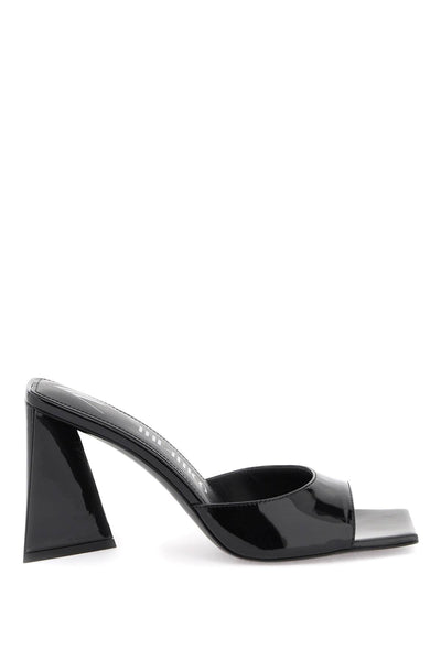 devon mules in patent leather 241WS772L002 BLACK