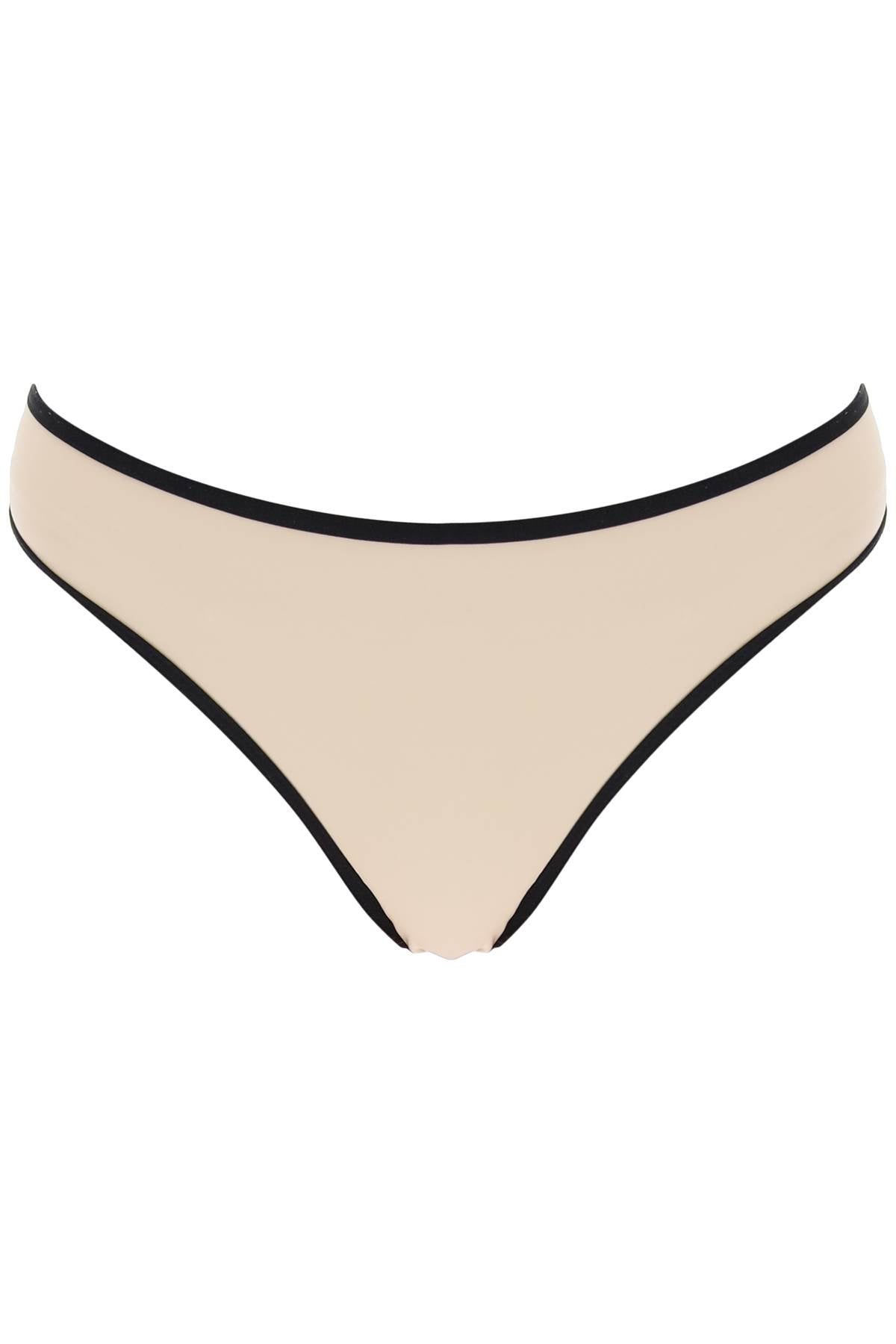 "bikini bottom with contrasting edge trim 241 WSW1040 FB0097 LIGHT HAY