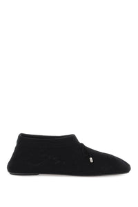 knitted ballet flats 242 WAS2358 YA0040 BLACK