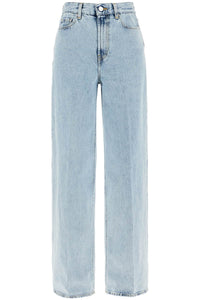 wide leg jeans in organic cotton 242 WRB2426 FB0045 32 COOL BLUE