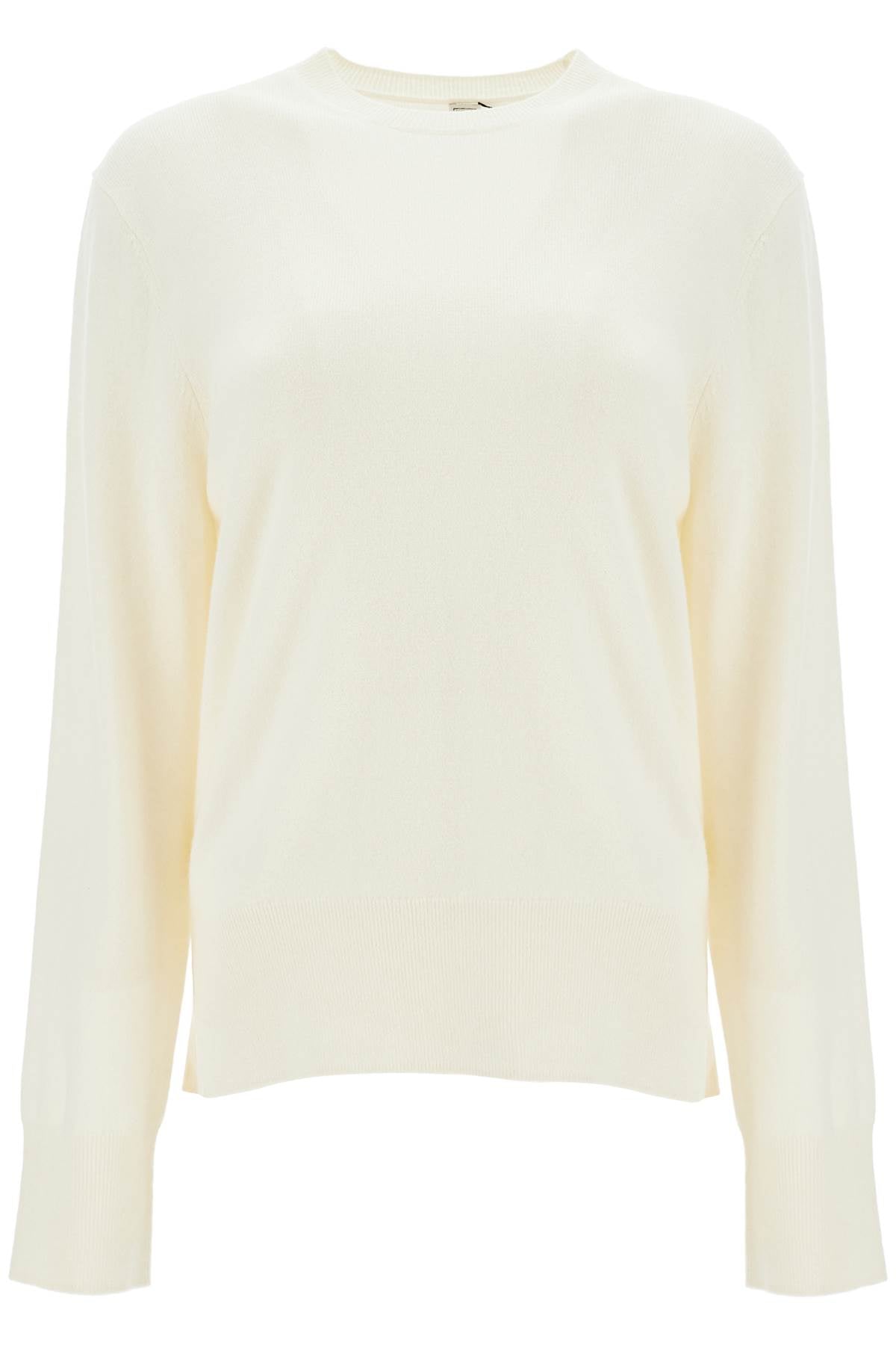 crew-neck cashmere knit 242 WRT1734 YA0016 MERINGUE