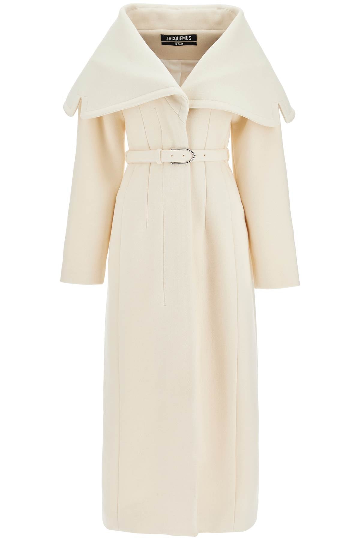 long coat 'the caruso coat 243CO075 1614 OFF-WHITE