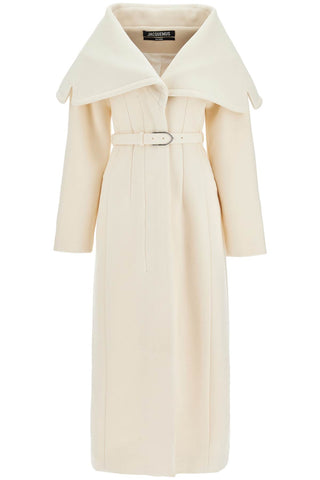 long coat 'the caruso coat 243CO075 1614 OFF-WHITE