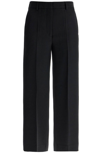 cropped wool blend trousers 243 WRB4511 FB0026 BLACK