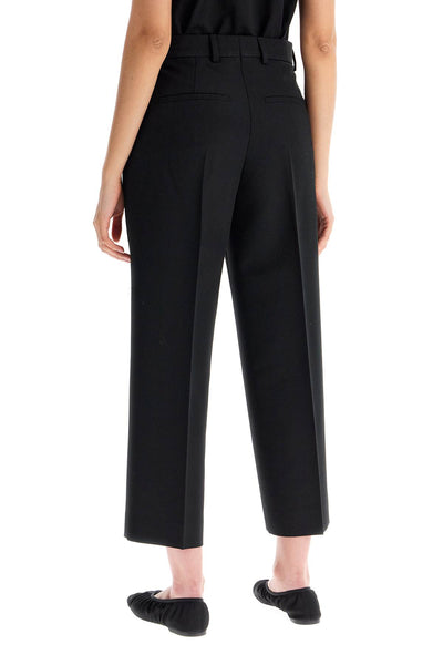 cropped wool blend trousers 243 WRB4511 FB0026 BLACK