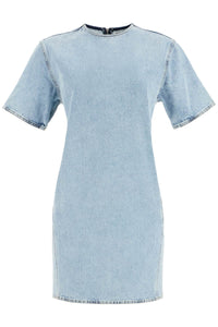 short denim dress 243 WRD0123 FB0045 COOL BLUE