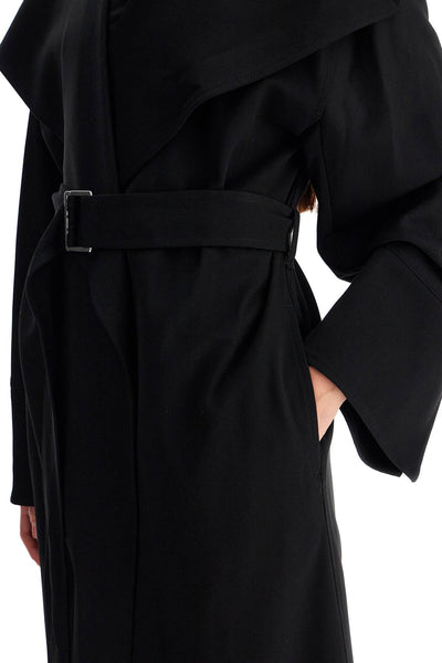 signature twill coat 243 WRO3318 FB0187 BLACK