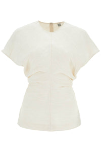 slouch waist top 243 WRT0331 FB0199 CREAM