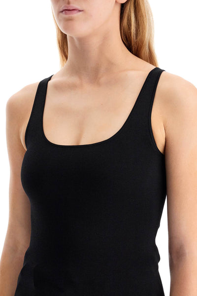 compact knit tank top 243 WRT0349 YA0080 BLACK