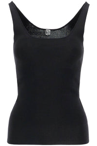 compact knit tank top 243 WRT0349 YA0080 BLACK