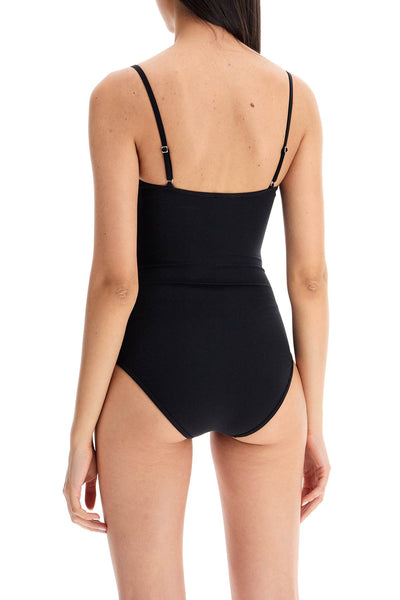 one-piece swimsuit with under 243 WRW3272 FB0097 BLACK
