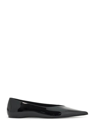 asymmetric patent leather baller 244 WAS990 LE0091 BLACK 001