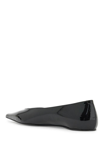 asymmetric patent leather baller 244 WAS990 LE0091 BLACK 001